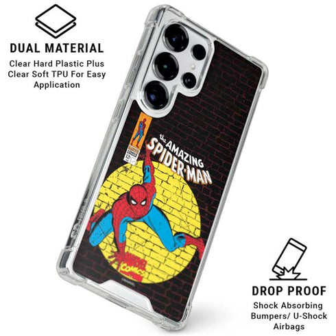 Marvel Classic Comics Amazing Spider-Man 70 Galaxy S25 Ultra Clear Case